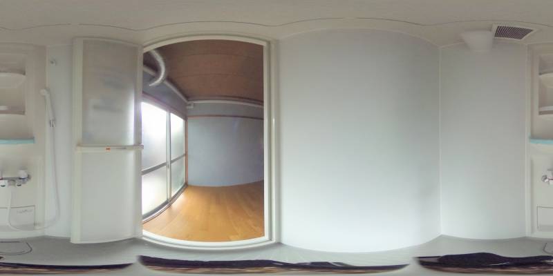 パノラマ画像バスルーム
