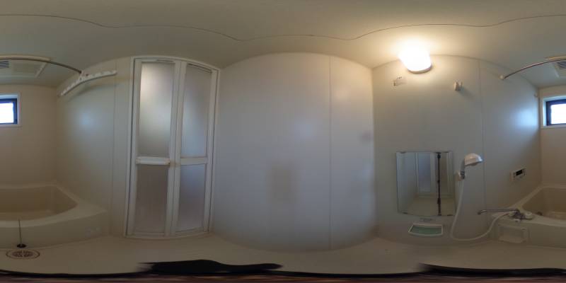 パノラマ画像バスルーム