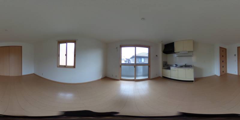 パノラマ画像リビング