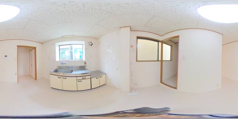 パノラマ画像キッチン