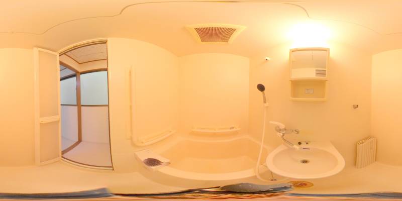 パノラマ画像バスルーム