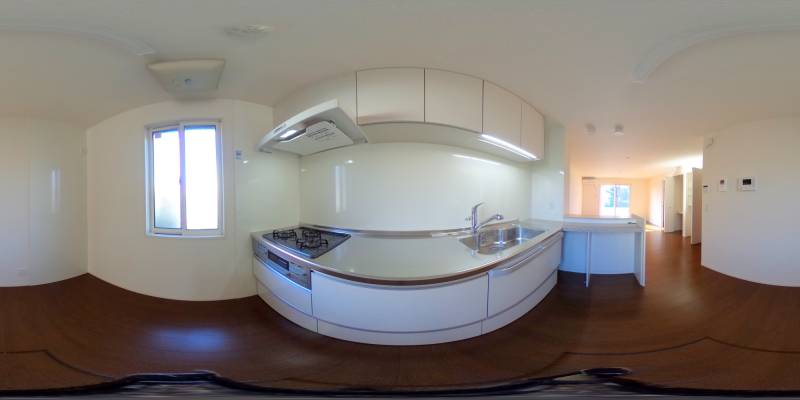 パノラマ画像キッチン