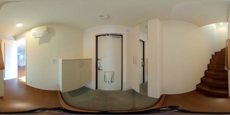 パノラマ画像玄関