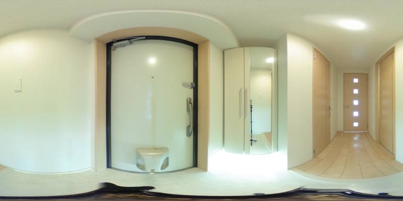 パノラマ画像玄関