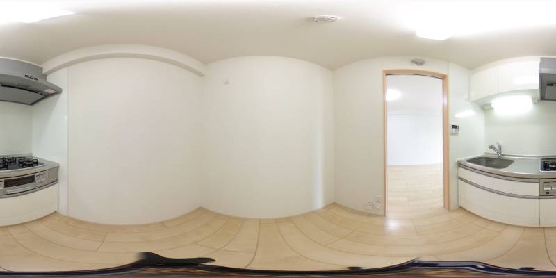 パノラマ画像キッチン