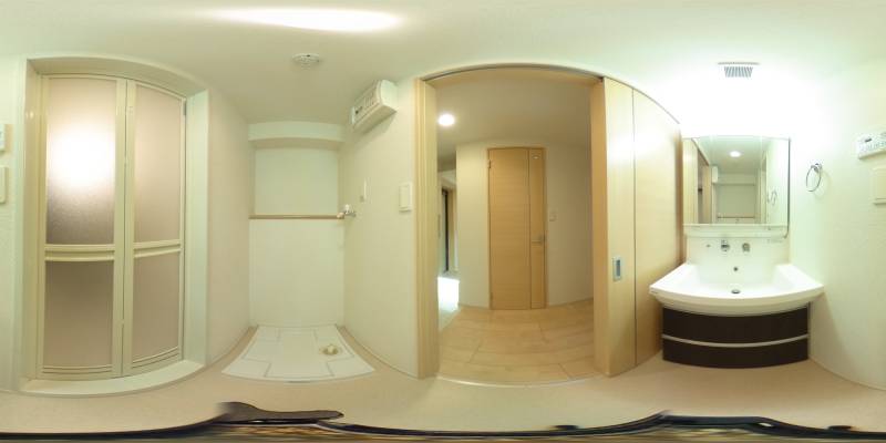 パノラマ画像洗面所