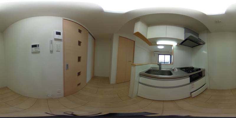パノラマ画像キッチン