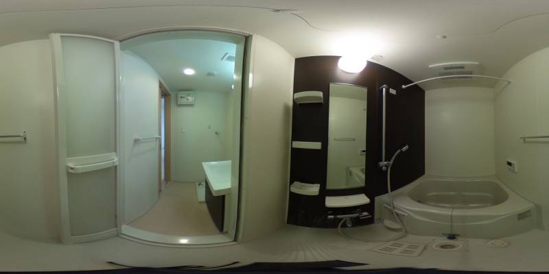 パノラマ画像バスルーム