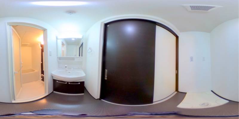 パノラマ画像洗面所