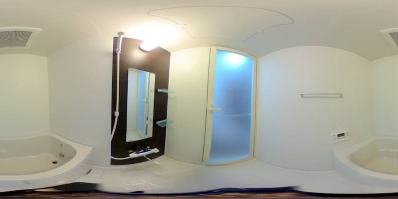 パノラマ画像バスルーム