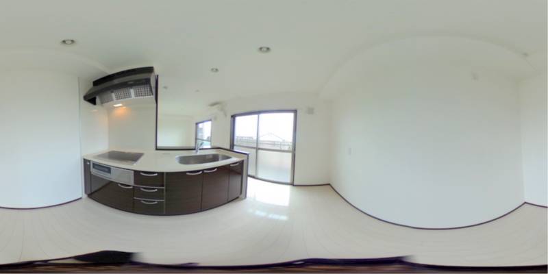 パノラマ画像キッチン