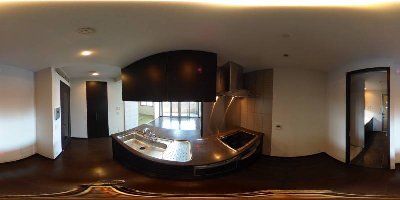 パノラマ画像キッチン