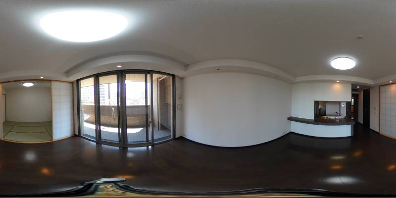 パノラマ画像リビング