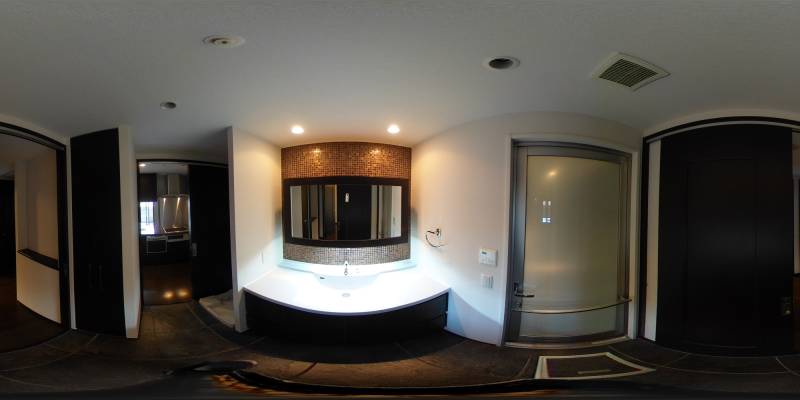 パノラマ画像洗面所