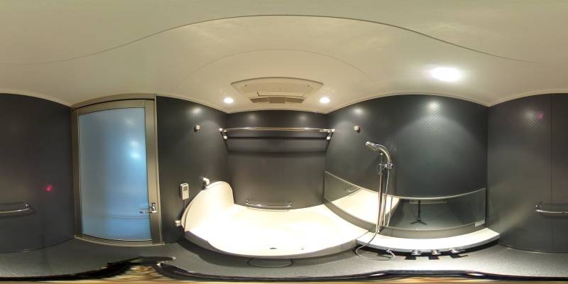 パノラマ画像バスルーム