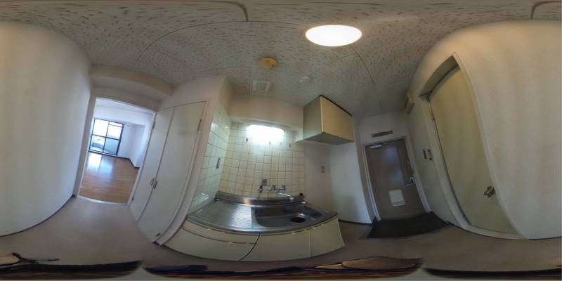 パノラマ画像キッチン