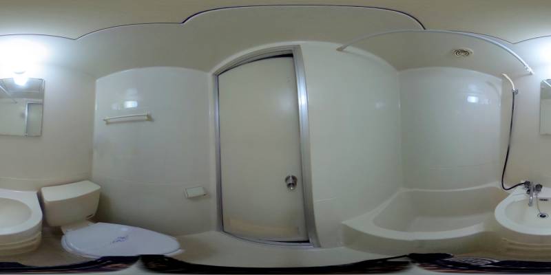 パノラマ画像バスルーム