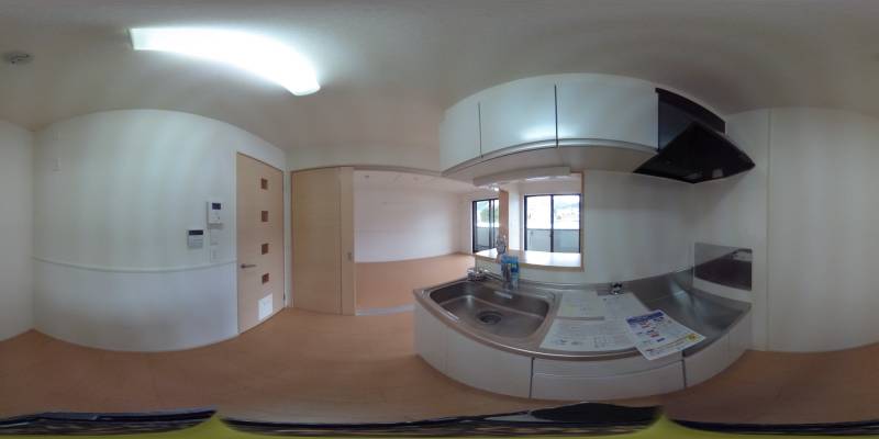 パノラマ画像キッチン