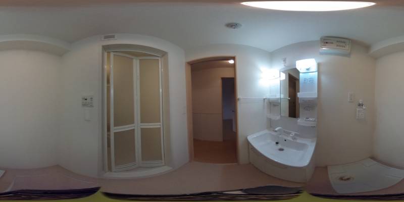 パノラマ画像洗面所