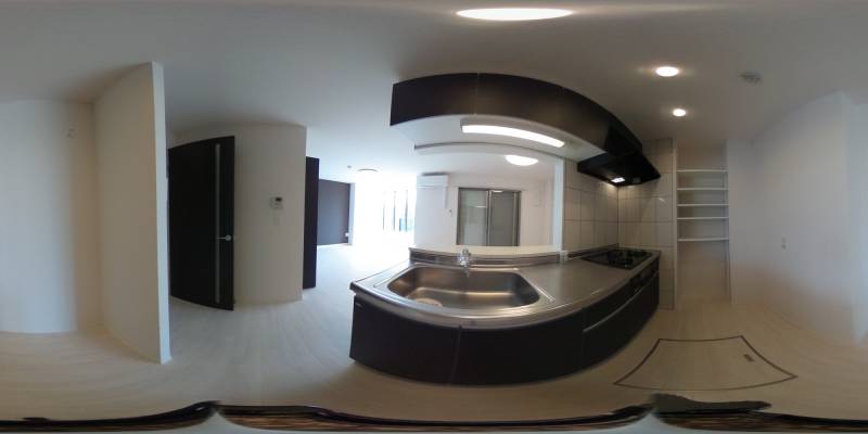 パノラマ画像キッチン