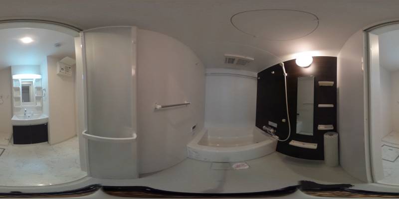 パノラマ画像バスルーム