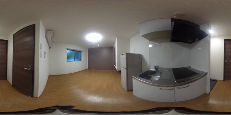 パノラマ画像キッチン