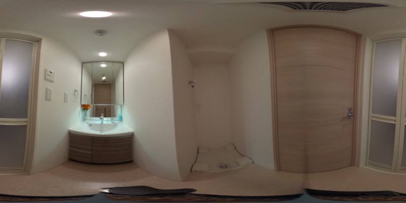 パノラマ画像洗面所