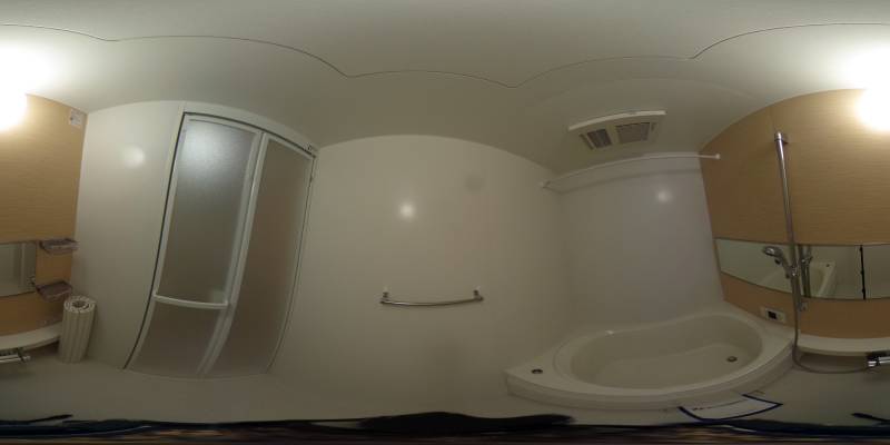 パノラマ画像バスルーム