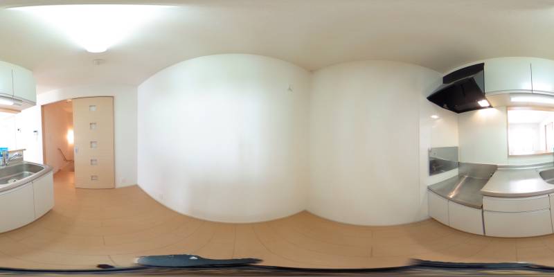 パノラマ画像キッチン
