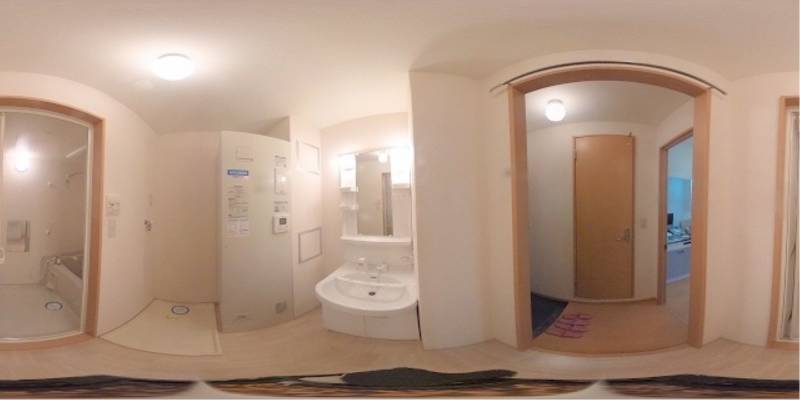 パノラマ画像洗面所