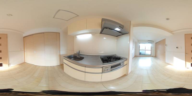 パノラマ画像キッチン