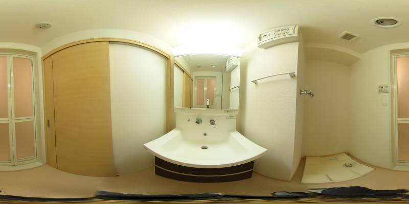 パノラマ画像洗面所