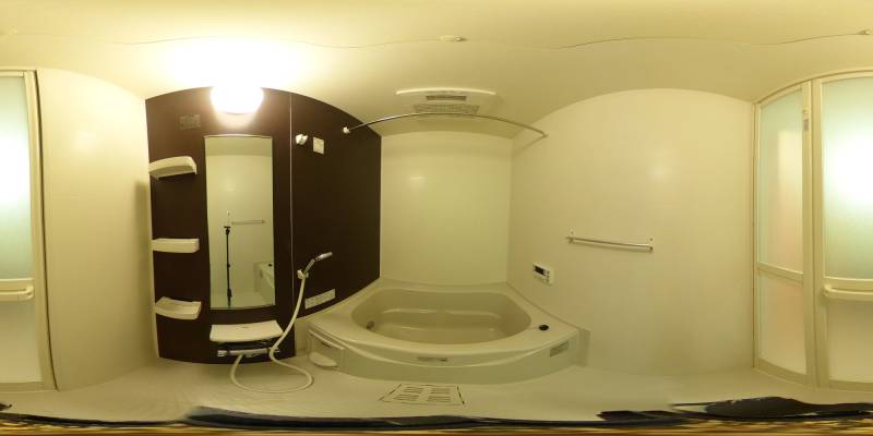 パノラマ画像バスルーム