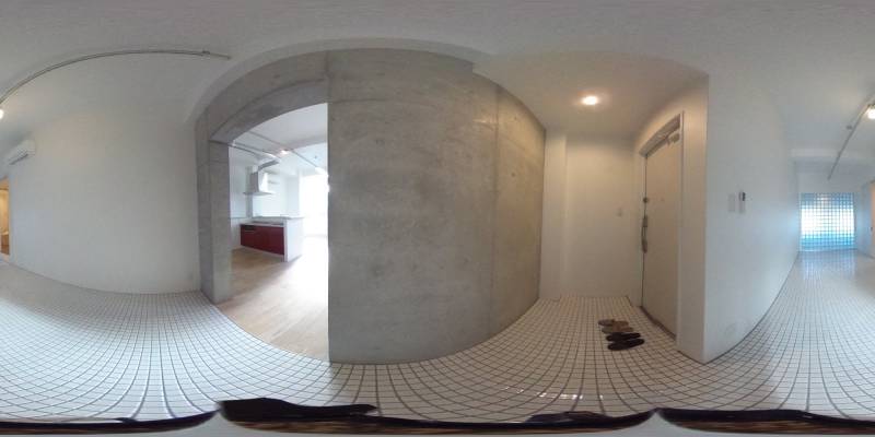 パノラマ画像玄関