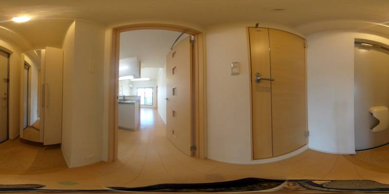 パノラマ画像玄関