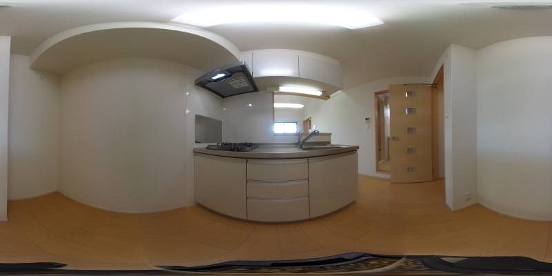 パノラマ画像キッチン