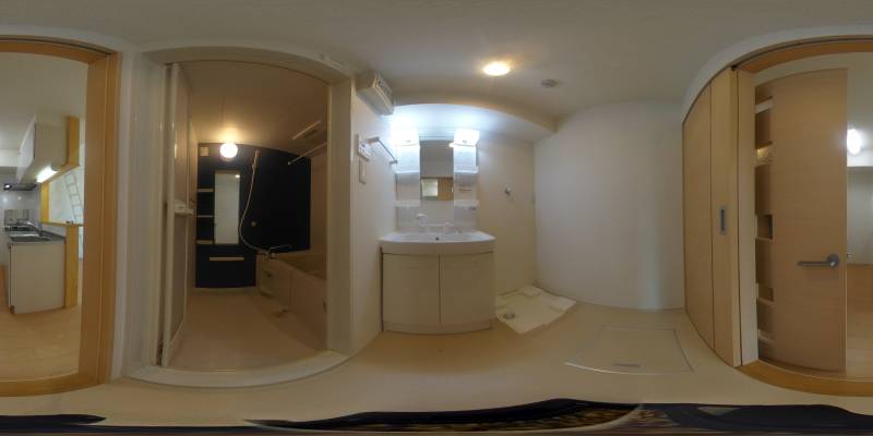 パノラマ画像洗面所