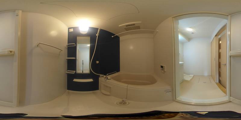 パノラマ画像バスルーム