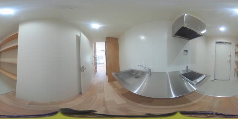 パノラマ画像キッチン