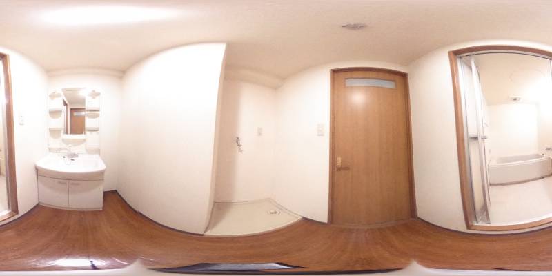 パノラマ画像洗面所