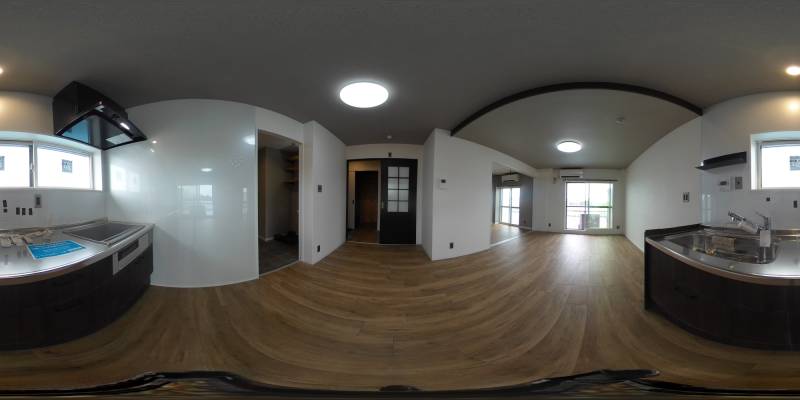 パノラマ画像キッチン