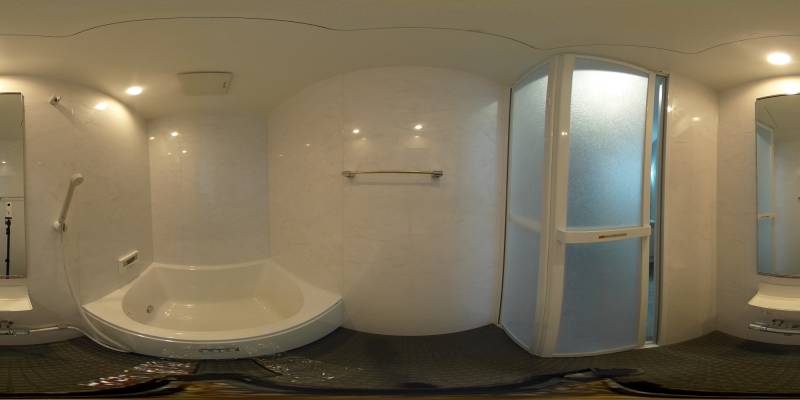 パノラマ画像バスルーム