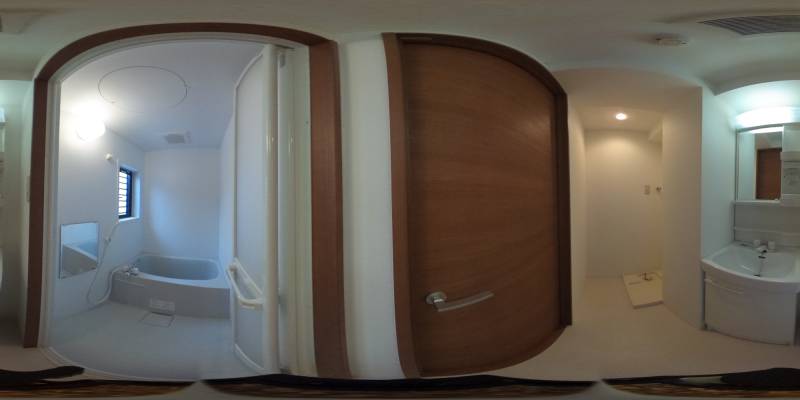 パノラマ画像バスルーム