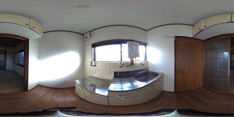 パノラマ画像キッチン