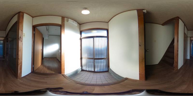 パノラマ画像玄関