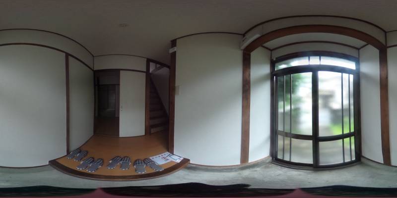 パノラマ画像玄関