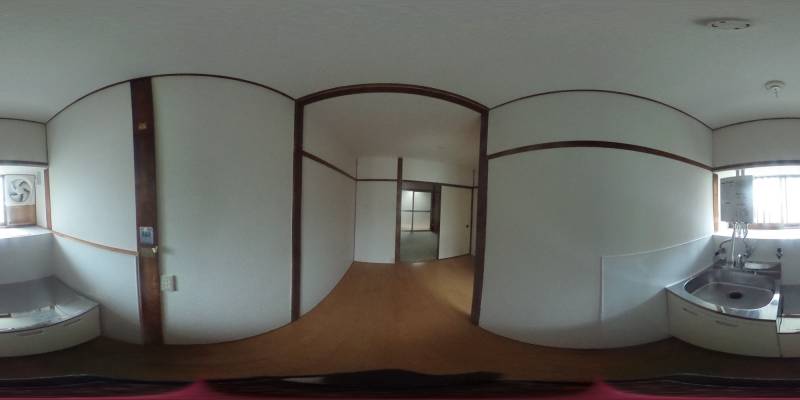 パノラマ画像キッチン