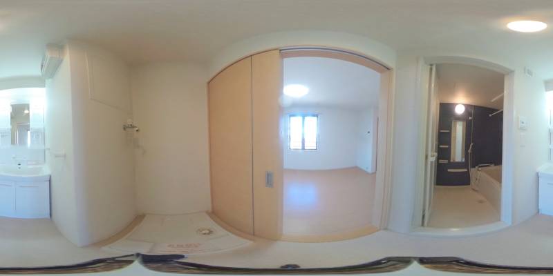 パノラマ画像洗面所