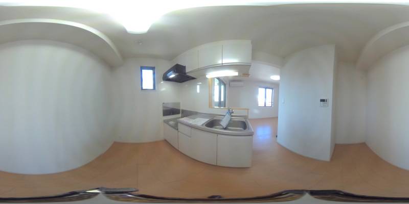 パノラマ画像キッチン