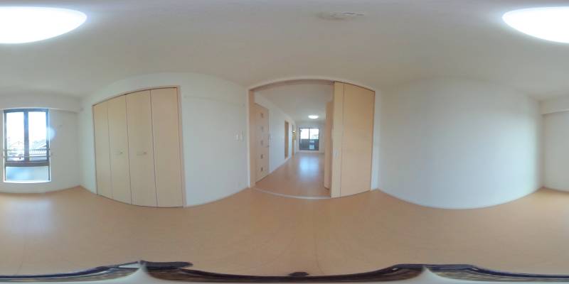 パノラマ画像洋室